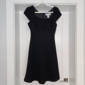 Black Dress A-Line Midi
